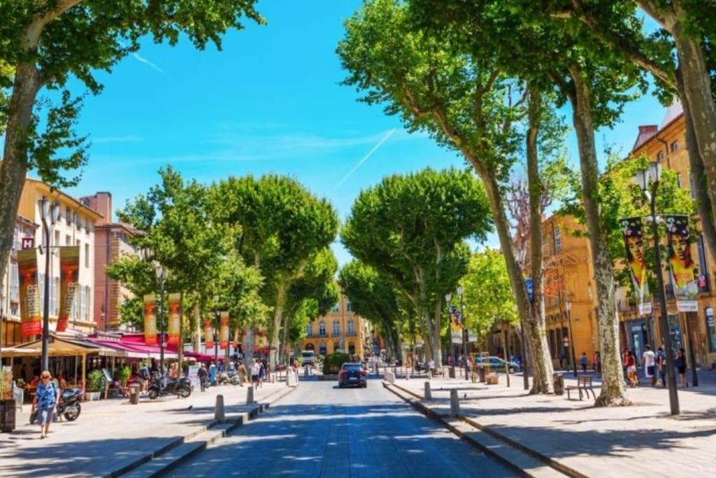 Charmant T3 Centre Historique, Parking Aix-en-Provence Exterior foto